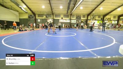 182 lbs Rr Rnd 5 - Mariyah Brumley, Lebanon, MO vs Kameron Sutton, Rogue Warrior Wrestling