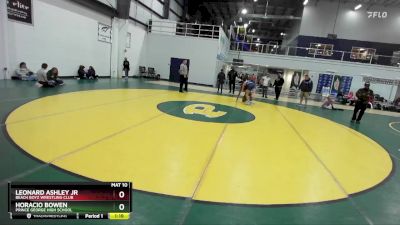 160 lbs 1st Place Match - Leonard Ashley Jr, Beach Boyz Wrestling Club vs Horacio Bowen, Prince George High School