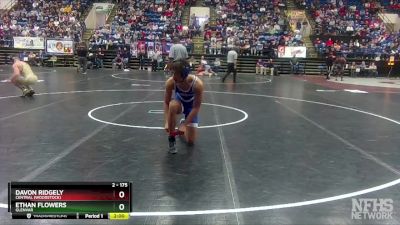 2 - 175 lbs Semifinal - Davon Ridgely, Central (Woodstock) vs Ethan Flowers, Glenvar