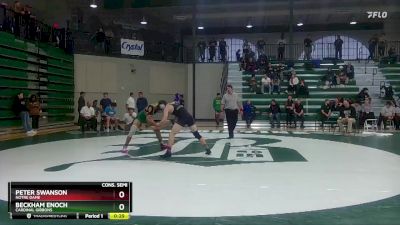 144 lbs Cons. Semi - Beckham Enoch, Cardinal Gibbons vs Peter Swanson, Notre Dame