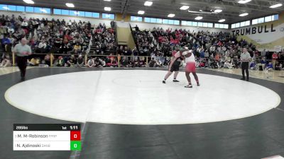 285 lbs Final - Malachi Mercer-Robinson, Fairfield Prep vs Nuh Ajdinoski, Danbury