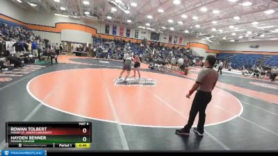 285 lbs Champ. Round 1 - Hayden Benner, Messiah College vs Rowan Tolbert, Mount St. Joseph University