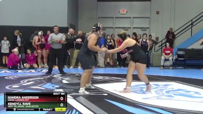 235 lbs Cons. Round 2 - Xandra Anderson, Union, LaPorte City vs Kendyll Rave, West Delaware, Manchester