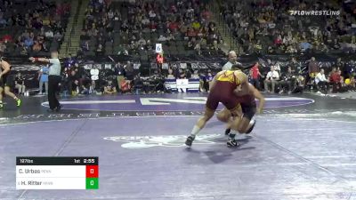 197 lbs Prelims - Cole Urbas, Penn vs Hunter Ritter, Minnesota