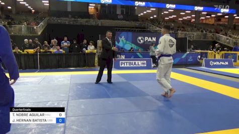 TIAGO NOBRE AGUILAR vs JHONIER HERNAN BATISTA 2024 Pan Jiu Jitsu IBJJF Championship