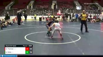 75 lbs Round 2 (4 Team) - Kellen Potis, MI Pitbulls vs Owen Thomas, Rhino Elite