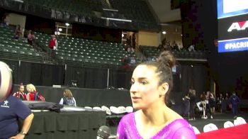 Aly Raisman On Strong Performance And Calm Week (USA) - 2016 Pac Rims Team & AA Final