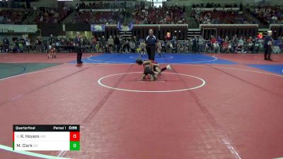 66 lbs Quarterfinal - Ryder Hoyem, Lockwood Wrestling Club vs Maximus Clark, Williston Coyotes