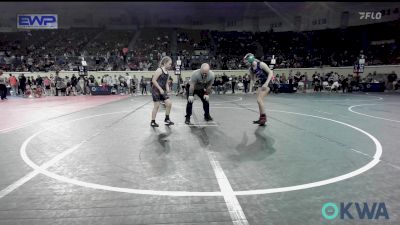 105 lbs Consi Of 8 #2 - Cara Crelia, Elgin Wrestling vs Parker McSperitt, Geary Youth Wrestling