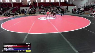 155 lbs 1st Place Match - London Houston, North Central (IL) vs Nina Makem, Augsburg University