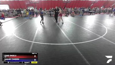 136 lbs Quarterfinal - Zane Engels, MN vs Dakari Chaison, IL