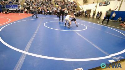 60 lbs Quarterfinal - Billy Riley, Vinita Kids Wrestling vs Bohdi Scott, Salina Wrestling Club