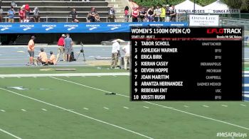 Women's 1500m, Heat 2 - Open