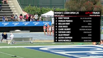 Women's 1500m, Heat 4 - Open