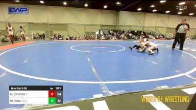 61 lbs Rr Rnd 3 - Ryatt Cavazos, Takedown Elite 9u vs Micael Boso, Oklahoma Elite 9U