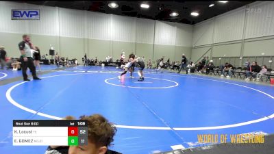 90 lbs Semifinal - Karter Locust, Takedown Elite 9u vs EVAN GOMEZ, MOJO 9U