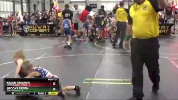 38 lbs Round 4 (6 Team) - Kaden Vanover, Untouchables Purple vs Brooks Riesen, Stallers Elite