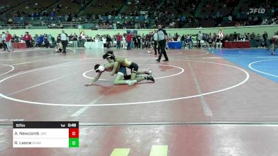 92 lbs Consi Of 16 #1 - Andreas Newcomb, Jay Wrestling Club vs Rylan Leone, Shawnee Middle School