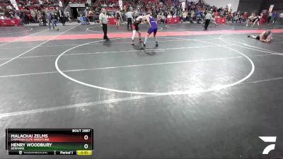 165 lbs Cons. Round 5 - Malachai Zelms, Chippewa Elite Wrestling vs Henry Woodbury, Denmark