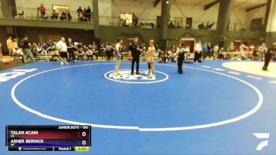 150 lbs Cons. Round 4 - Talan Acain, CA vs Asher Bernick, AK