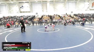 54 lbs Quarterfinal - Aiden Daghestani, NWAA Wrestling vs Connor Alger, Club Not Listed