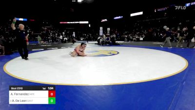 155 lbs Round Of 16 - Anjolie Fernandez, Imperial vs Angelinah De Leon, Santa Clara