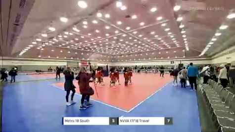Metro 18 South vs NVVA 17/18 Travel - 2022 JVA Charm City Challenge presented by Nike