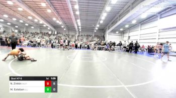 113 lbs Round Of 16 - Nikade Zinkin, Team Shutt Dethrone vs Michael Esteban, Illinois Menace Lightning