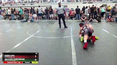 92 lbs Round 5 (6 Team) - Grayson Marchbank, Charlotte Vikings vs Aiden Nam, Glasgow WA