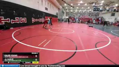 113 lbs Round 2 - Kaleb Young, Rocky Mountain Peak Wrestling Club vs Aj Hague, Bear Cave Wrestling Club