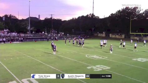 Replay: Tyler Grace HS vs Regents HS - 2021 Grace Community vs Regents (Austin) | Aug 27 @ 7 PM