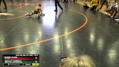 PW-6 lbs Quarterfinal - Kanen Alger, DC Elite vs Bentley Garrels, Mediapolis Youth Wrestling