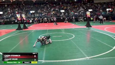 78 lbs Quarterfinal - Chance Wuhr, LCWC3 vs Caden Steinbeck, BEAST1