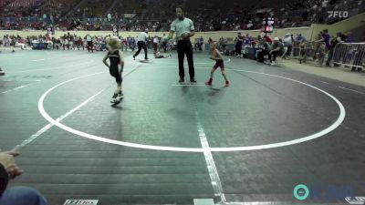 37 lbs Consolation - Gavin Fulton, F-5 Grappling vs Aeryn Jackson, Locust Grove Youth Wrestling