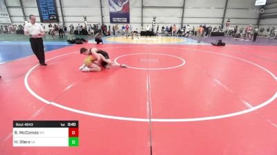 120 lbs Consi Of 16 #1 - Ben McComas, WV vs Hayato Otero, VA