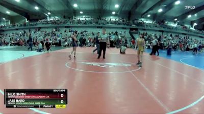 80 lbs Cons. Semi - Milo Smith, Thoroughbred Wrestling Academy-AA vs Jase Bard, Seneca Youth Wrestling Club-AAA