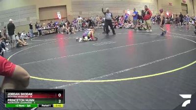 65 lbs Semis & 1st Wrestleback (8 Team) - Jordan Skodak, Backyard Brawlers vs Princeton Nunn, Aggression Legionaries