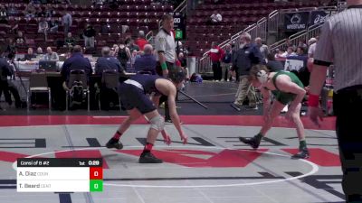 107 lbs Consi Of 8 #2 - Alexander Diaz, Council Rock No vs Thunder Beard, Central Dauphin