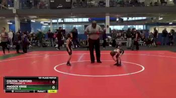 45 lbs Finals (2 Team) - Maddox Krise, Perrysburg vs Colton *Hufford, St. Paris Graham