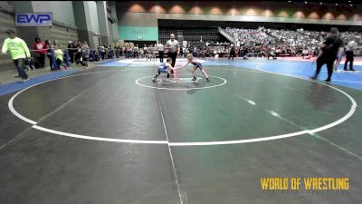 49 lbs Round Of 16 - Hunter Koester, Durham Wrestling Club vs Jayden Crisman, All-Phase Wrestling