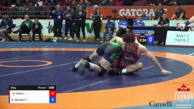 61kg Round 1 - Blayne Helou, Hamilton WC vs Donovan Neudorf, Saskatoon WC