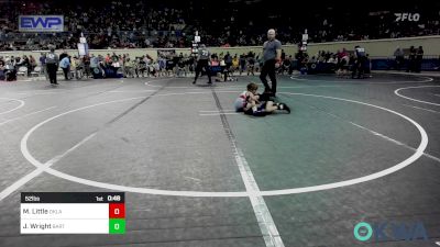 52 lbs Round Of 16 - Mitchell Little, Oklahoma Wrestling Academy vs Jaxson Wright, Bartlesville Wrestling Club