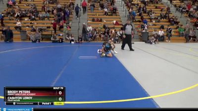 70 lbs Semifinal - Brody Peters, Sebolt Wrestling Academy vs Cashton LeRoy, Team Nazar