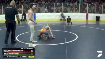 80 lbs Quarterfinal - Braxton Shaffer, Ida Elite WC vs Maxwell Schnurstein, Ares WC