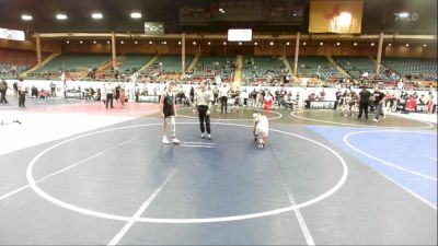 98 lbs Quarterfinal - Lucas Simpson, Athlos Wrestling vs Santino Martinez, NM Beast