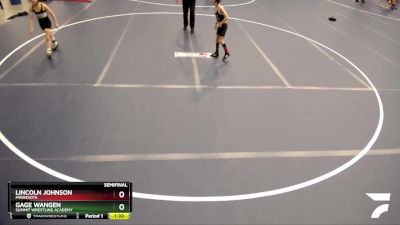 71 lbs Semifinal - Gage Wangen, Summit Wrestling Academy vs Lincoln Johnson, Minnesota