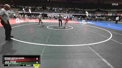 125 lbs Placement (16 Team) - Jack Thode, Centenary University vs Ethan Mccullough, Belmont Abbey