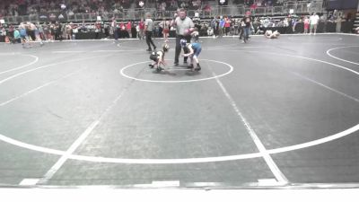 46 lbs Consi Of 8 #2 - Brooks Rinne, Higginsville Youth Wrestling Club vs Bowen Joiner, Lebanon, MO