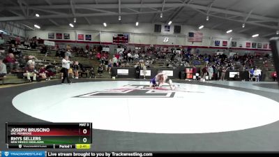 125 lbs Champ. Round 2 - Joseph Bruscino, UNC Pembroke vs Rhys Sellers, New Mexico Highlands