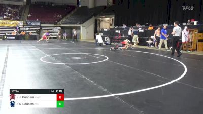 157 lbs Consi Of 16 #1 - James Donham, UNLV vs Kyle Cousins, Penn State WC